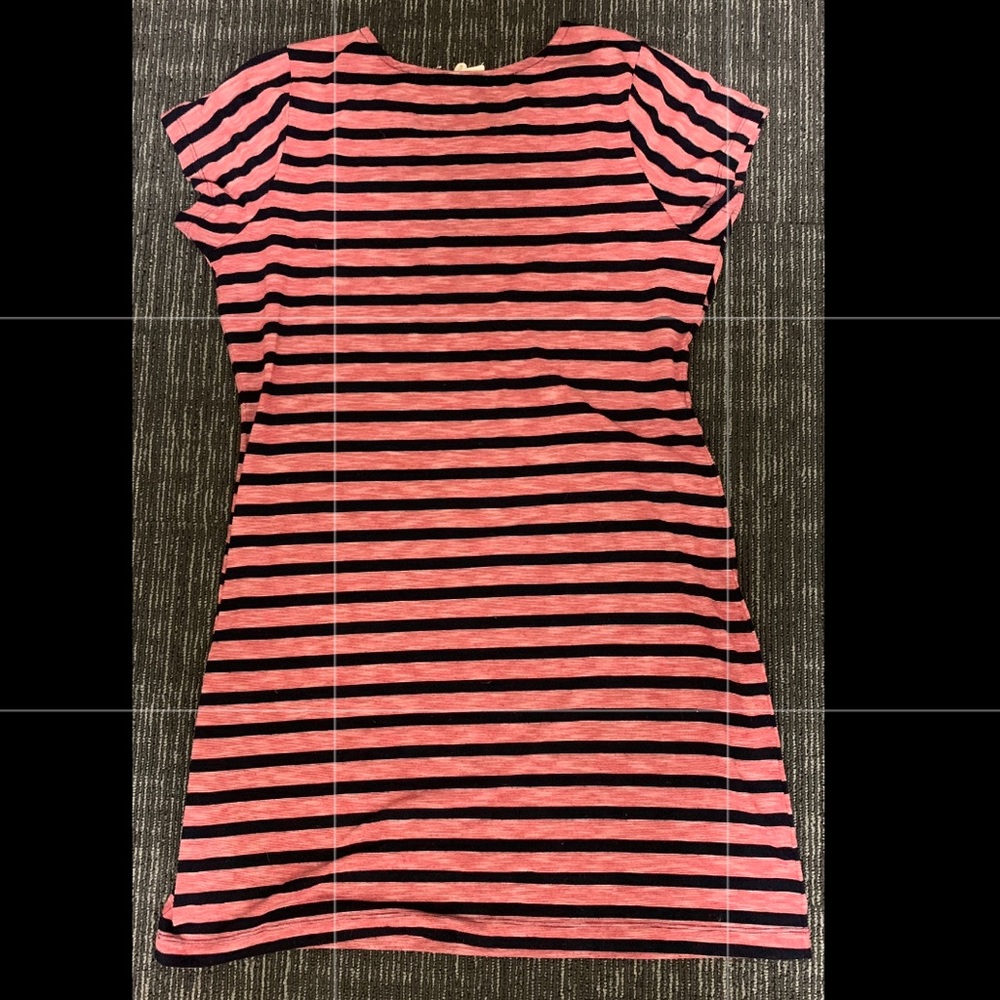 Red and blue striped dress - Picture 2 of 3
